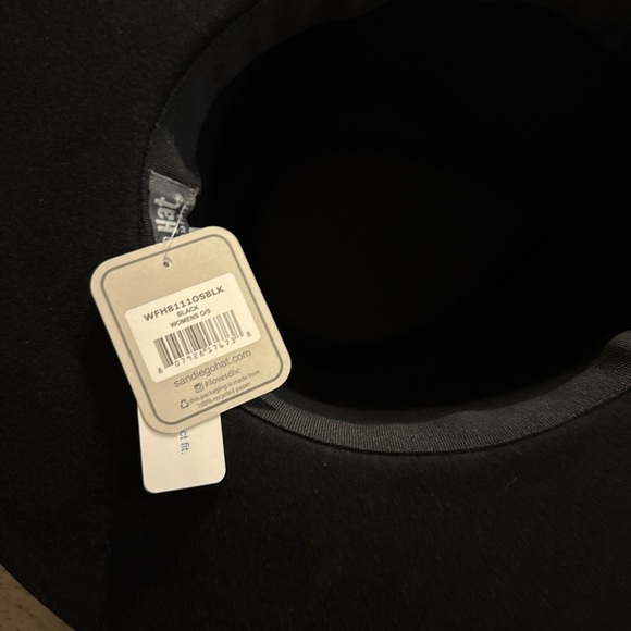 New York Company Wool Felt Fedora w/ Curved Brim One Size